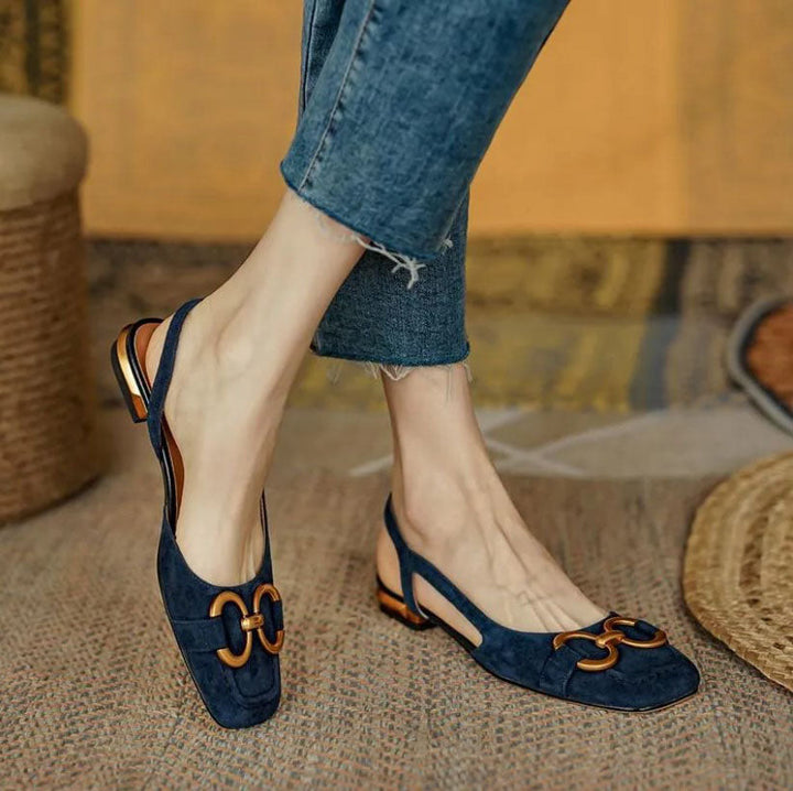 Sheila™- Suede Slingback Shoe